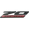 1pc 70th Anniversary Side Emblem 3D Badges Replacement for 2020-2024 C8 Corvette Genuine GM 70th (Black Red)