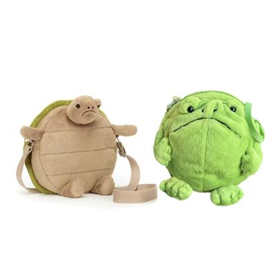 Umhängetasche, Niedliche Cartoon-Plüschpuppen-Tasche, Lustige Tier-Frucht-Stern-Tasche