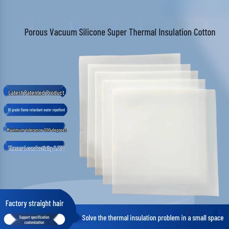 Porous Silicone Aerogel Thermal Insulation Film 100x100x2mm Test Model