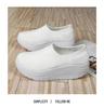 Plus Size Lightweight Slip-On Sneakers with Thick EVA Sole for Nurses