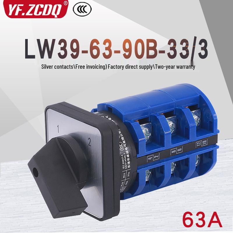 Universal Changeover Switch LW39-63-40B-202/2 4AB-04 101/1 90B-44 6KC-303/3P