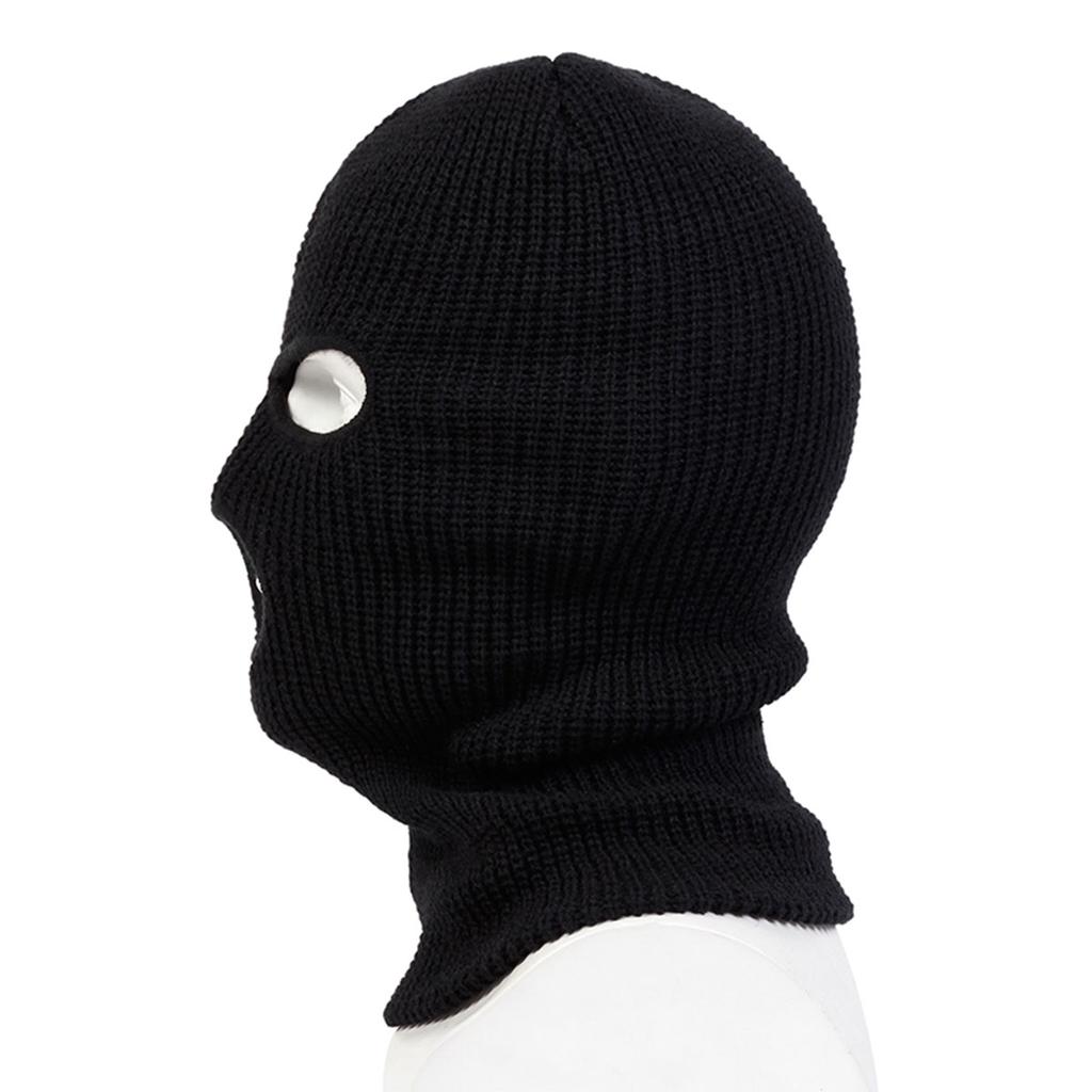 Barakrafa Cap Simple Embroidery Masked Hats Protection Ear Warm Thick Knitted Hat Windproof Beanies Caps