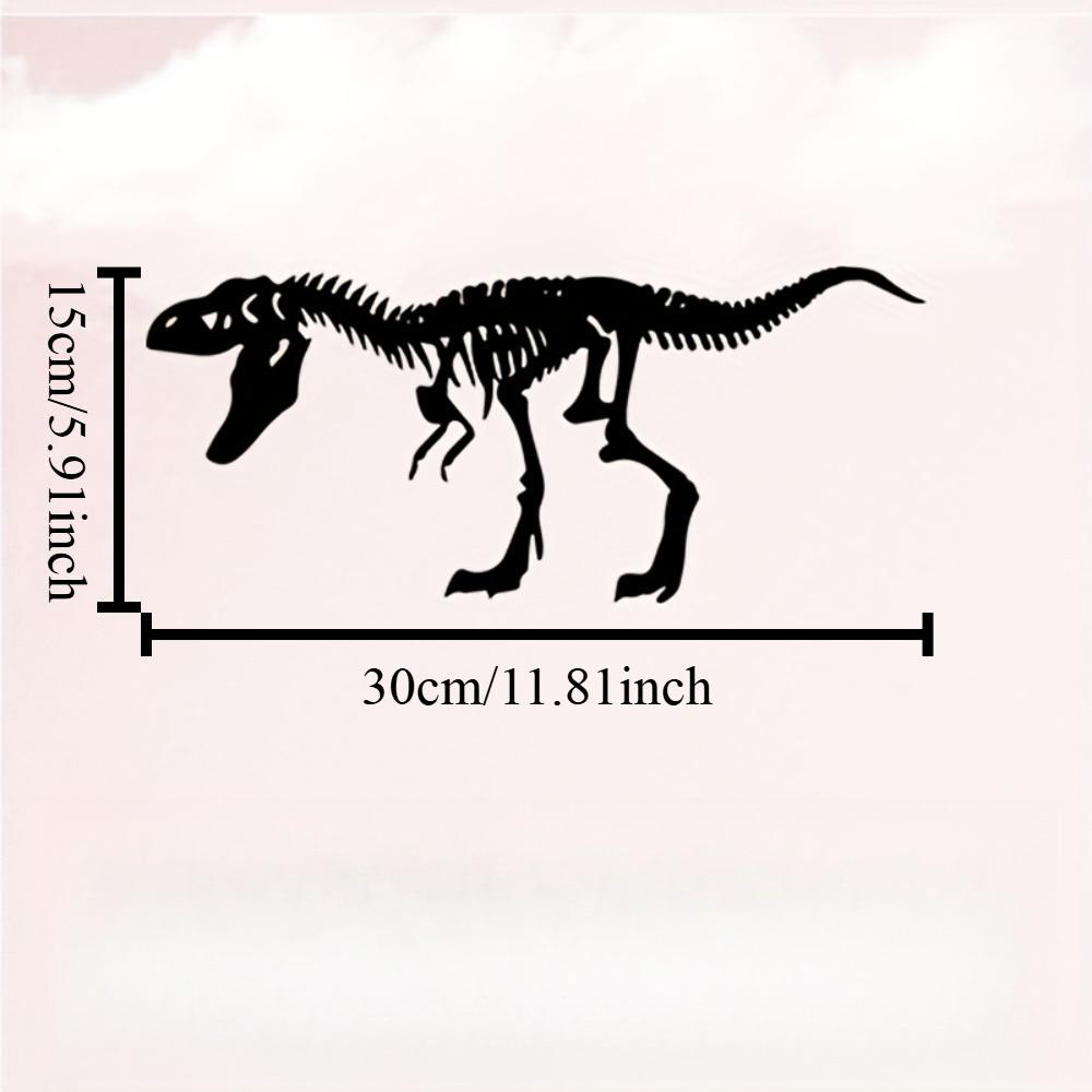 Metal T Rex Skeleton Wall Art Durable Iron Coating Indoor Outdoor Decor Halloween Christmas Gift