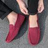 Fashion Fashionable New Men's Round Toe Anti Slip Soft Sole Loafers Spring Brand Men's Comfortable Outdoor Driving Casual Bean Shoes