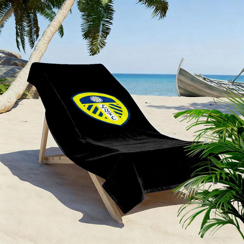 LUFC Fußball Strandtuch, Großes Weiches Schnelltrocknendes Handtuch für Strand Camping Schwimmen
