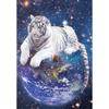 2000-piece jigsaw puzzle - White tiger embracing the Earth (mini), popular Korean puzzle