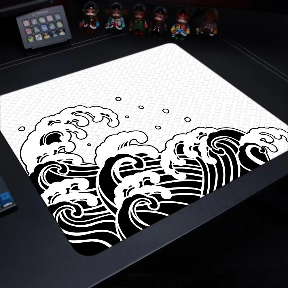 Small Size Wave Series Gaming Control Xs Mouse Pad Laptop Art Design Non-slip Deskmat 40x45cm Gamer Natural Rubber Carpet