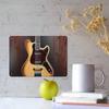 Metal Poster Retro Guitar 8x12 Inch Wall Art Bar Decoration Tin Sign