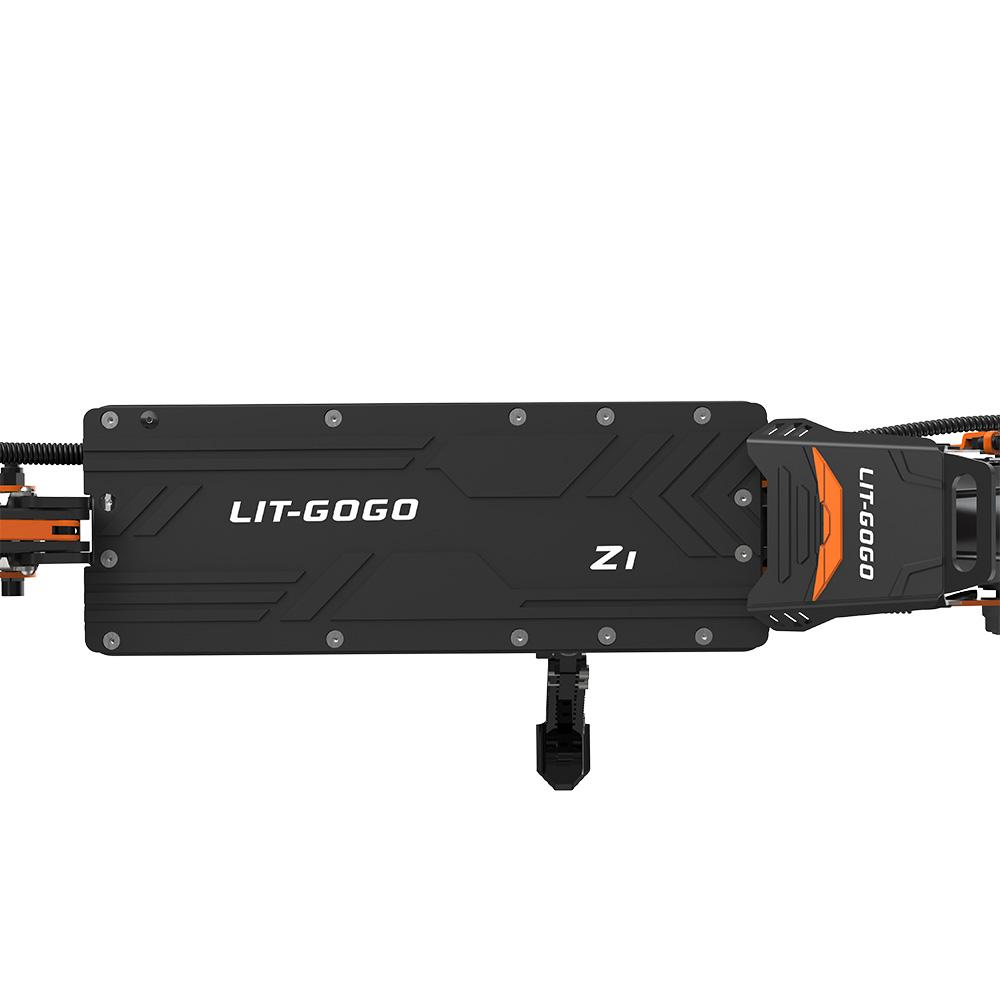 LIT-GOGO Z1 Elektrická koloběžka 10" kolo 800W špičkový motor Dvojité kotoučové brzdy Max. dojezd 50 km Připojení k aplikaci 48V 15,6Ah Skládací