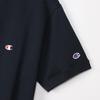 Champion Basic Short Sleeve Crew Neck Size with Fleece Lining and Logo Men's Sweatshirt, Navy, 2XL, C3-Z020, One-Point