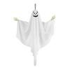 Hanging Ghost Decoration Halloween Outdoor Flying White Cloth Ghost with Bendable Skeleton Hands for Front Porch Yard Tree Decor