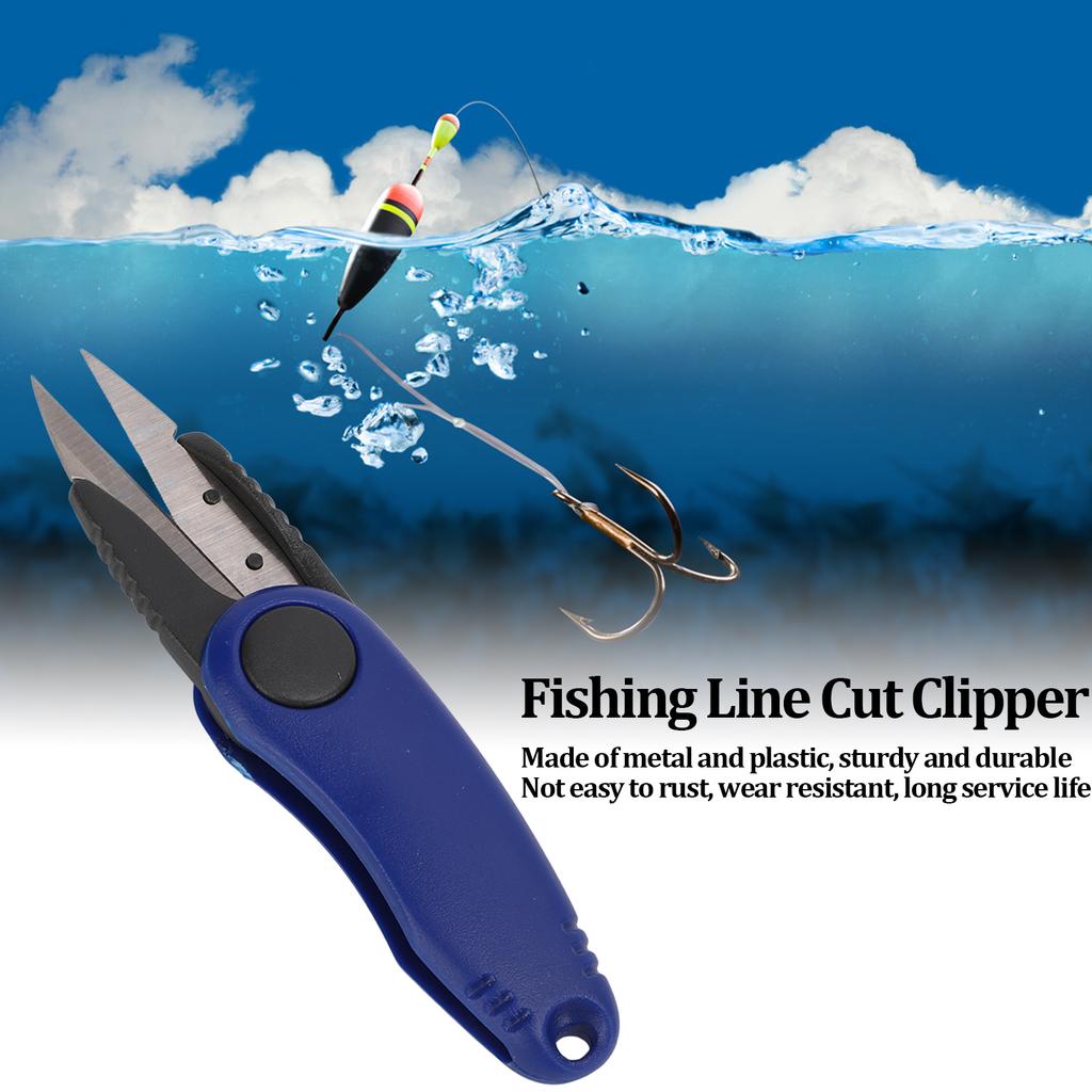 Shrimp Shaped Fishing Line Scissor Fishing Tackle Fold Scissor Fishing Line Cut Clipper