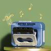 Portable Vintage Cassette Recorder Keychain Can Record And Music Funny Recorder Keyring Bag Pendant Decorations For Couple Gifts