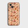 Autumn Leaves Pumpkin Phone Case For iPhone 16,15,14,13,12,11 Plus,Pro Max,XS,X,XR,SE,Mini,8,7,Soft Silicone Black Cover