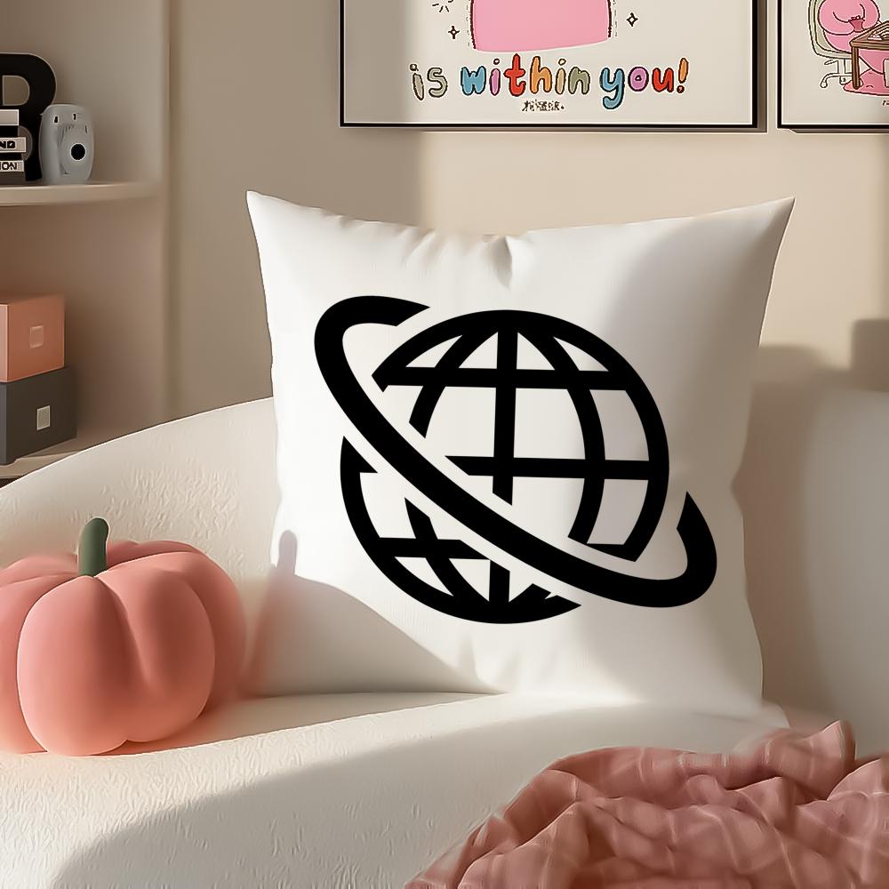 Classic Korea Brand LLMC Cushion Cover Pillowcase Short Plush Invisible zipper Room Sofa Cushion Cover