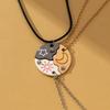 Stylish Ins-inspired Alloy Pendant Necklace Set Featuring Stunning Star And Moon Elements For Trendy Women