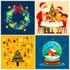 12 Christmas Tree-Themed Material Paper Tearable Decorative Handbook Christmas Day Celebration Gift Wrapping Paper Collage