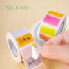 Colored Labels Stickers 500PCS Moving Box Labels Removable Rectangle Moving Labels Stickers Adhesive Solid Colors Tags