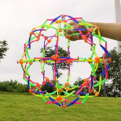 Magic Expanding Flower Ball: Elastic Retractable Toy for Kids - Encourages Learning & Parent-Child Interaction