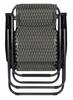 Orion Zero Gravity Garden Lounger Brown Herringbone