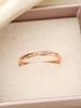 Luxury Twisted Diamond Ring Fashionable Personalized Band Couple Gift Jewelry Elegant Design For Women And Men