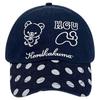 Cute Polka Dot Bear Baseball Cap Children Spring Embroidery Letter Cap Wide Brim Shading Show Small Face