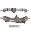 Front Rear Axles Aluminum Alloy Upgrade Parts 4 Wheel RC Axles for MN 90 99S Series Titanium Color