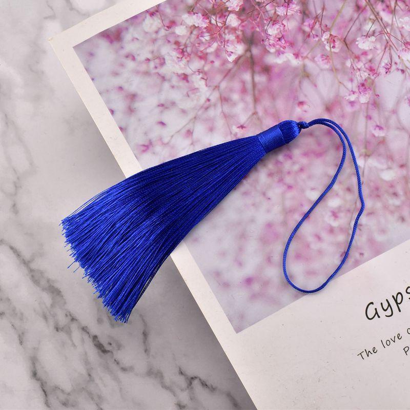 10CM Ice Silk Tassel Tassels Ancient Style Sachet Fan Pendant Bookmark Pendant Ear Diy Handmade Material Fringe Trim