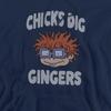 Rugrats Mens Chicks Dig Gingers Hoodie