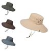 Fisherman Hat Men Sun Protection Waterproof Large Brim For Outdoor Summer Activities