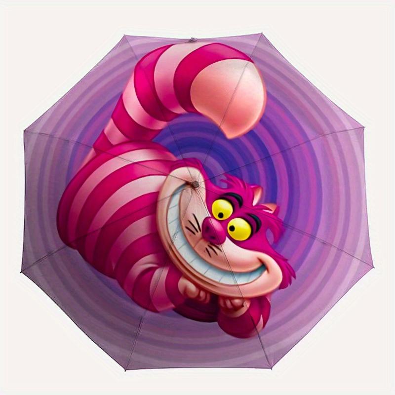 

1pc Cheshire Cat Automatic Umbrella 8-Bone Design Compact Gear for Outdoor Travel,Perfect Gift for Friends Birthdays y250813055