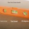 Magnetic Horizontal Mini Spirit Level for Wall Hanging and Decoration