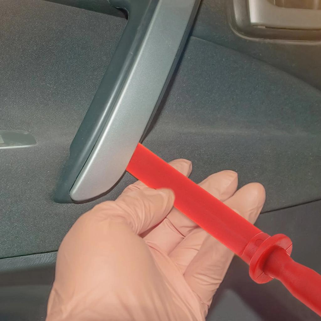 4pcs Plastic Car Tire Repair Tool Scraper Wheel Balancer for Automotive Debris Adhesive Stick On Tape Removal Weight Balance