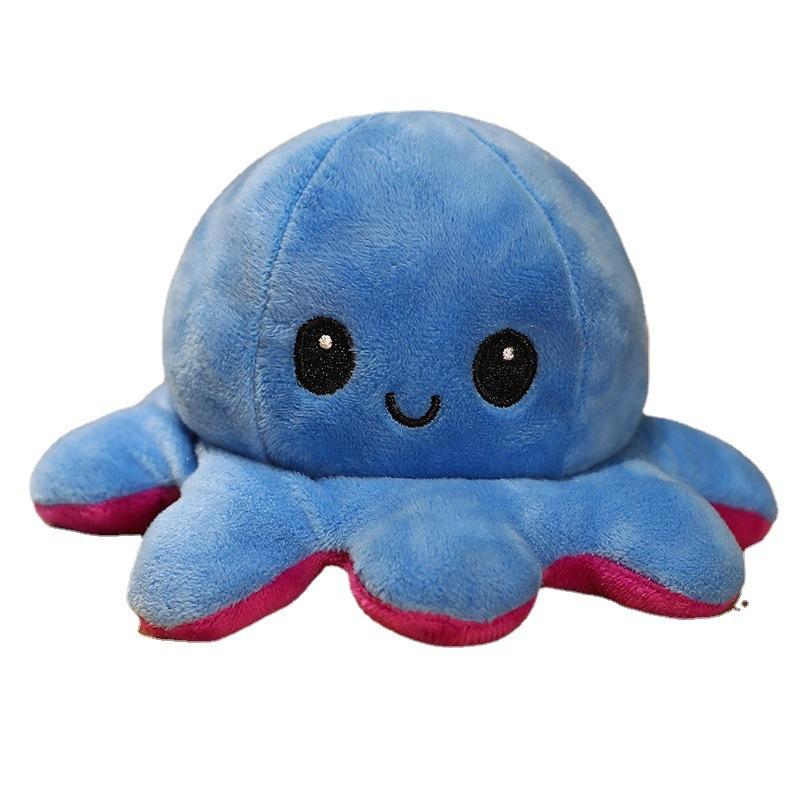 Flip Octopus Doll, Flip Octopus Octopus Plush Toy Double Sided Flip Doll