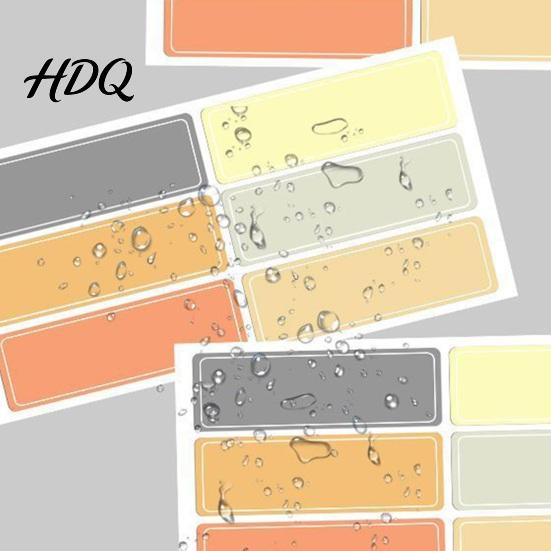Tear Resistant Paper 3 Pack Waterproof Handwritten Label Stickers Multi-Color Synthetic Adhesive Labels Self Labels Tear-Resistant Smooth