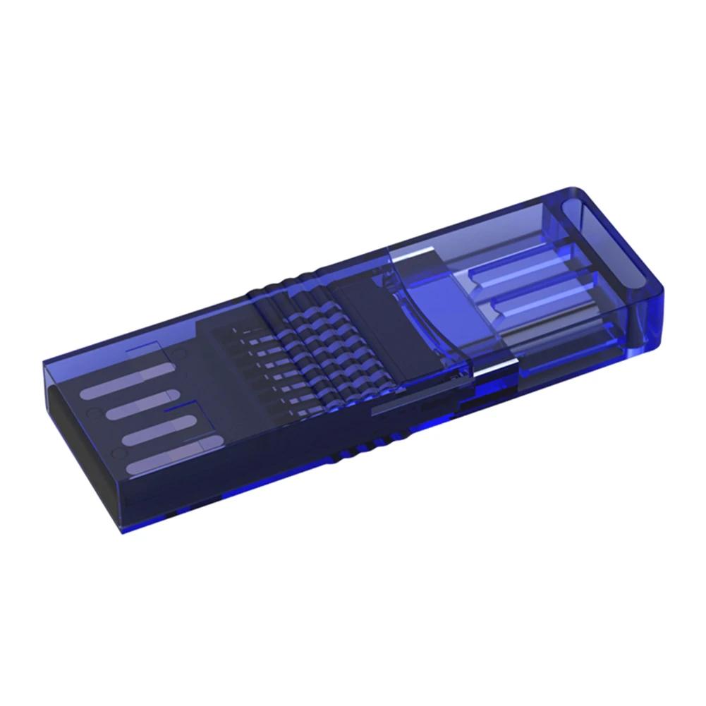 2 in 1 Card Reader OTG Adapter USB 2.0 Card Reader Secure Data Transfer Dual TF Ports Card Reader High Speed for PC Laptop Phone