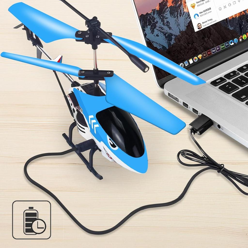 Remote Control Helicopter, Rc Helicopter Toys for Boys Age 6 7 8 9 10+ Year Old Birthday Gifts, Flying Toys 2.4GHz 3.5 Channel Remote Helicopter with