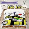 Custom Name Sheepworld Pattern Bedding Uilt Set Uilt Cover Pillowcase Home Decoration Birthday Gift (1*duvet Cover+2*pillowcase Without Core)