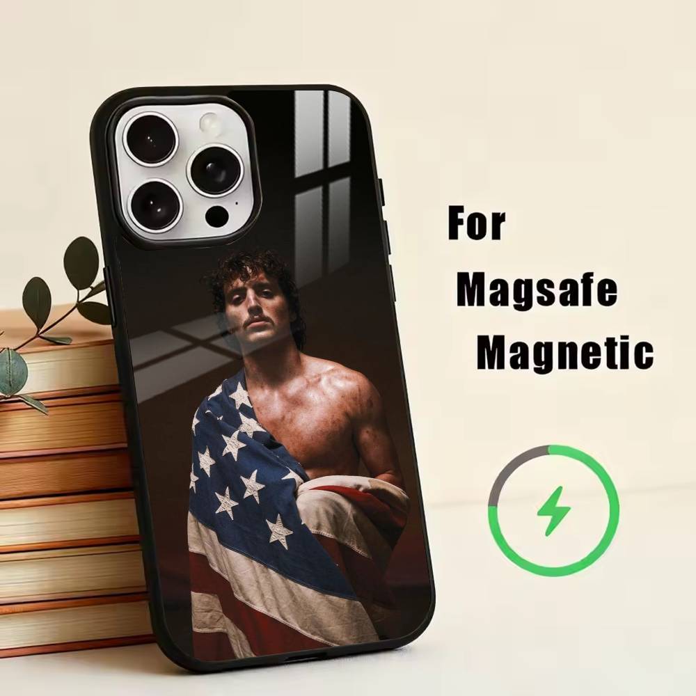 Man in Me Benson Boone Telefoonhoesje Voor iPhone17,16,15,14,13,12,11 Plus,Pro Magnetisch Voor Magsafe Draadloos Opladen
