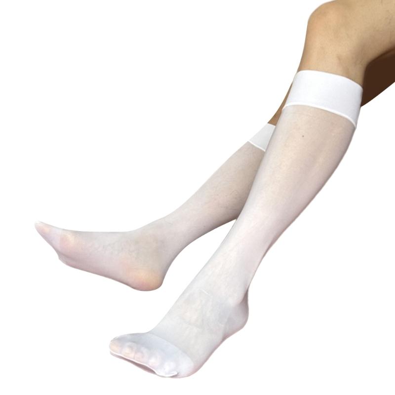 Mens Sheer Business Dress Socks Long Over the Calf Dress or Work Socks Nylon Dress Socks Knee Highs Dress Socks Gifts