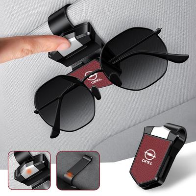 Organizador Portagafas para Parasol de Coche Clip Antideslizante para Gafas para Astra H J G K Insignia Corsa C D Vectra C B Meriva