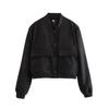 Fashion Women Bomber Jackets for 2026 Spring Antumn Female Long Sleeve Coats Ladies Big Pockets Jackets New Outerwear