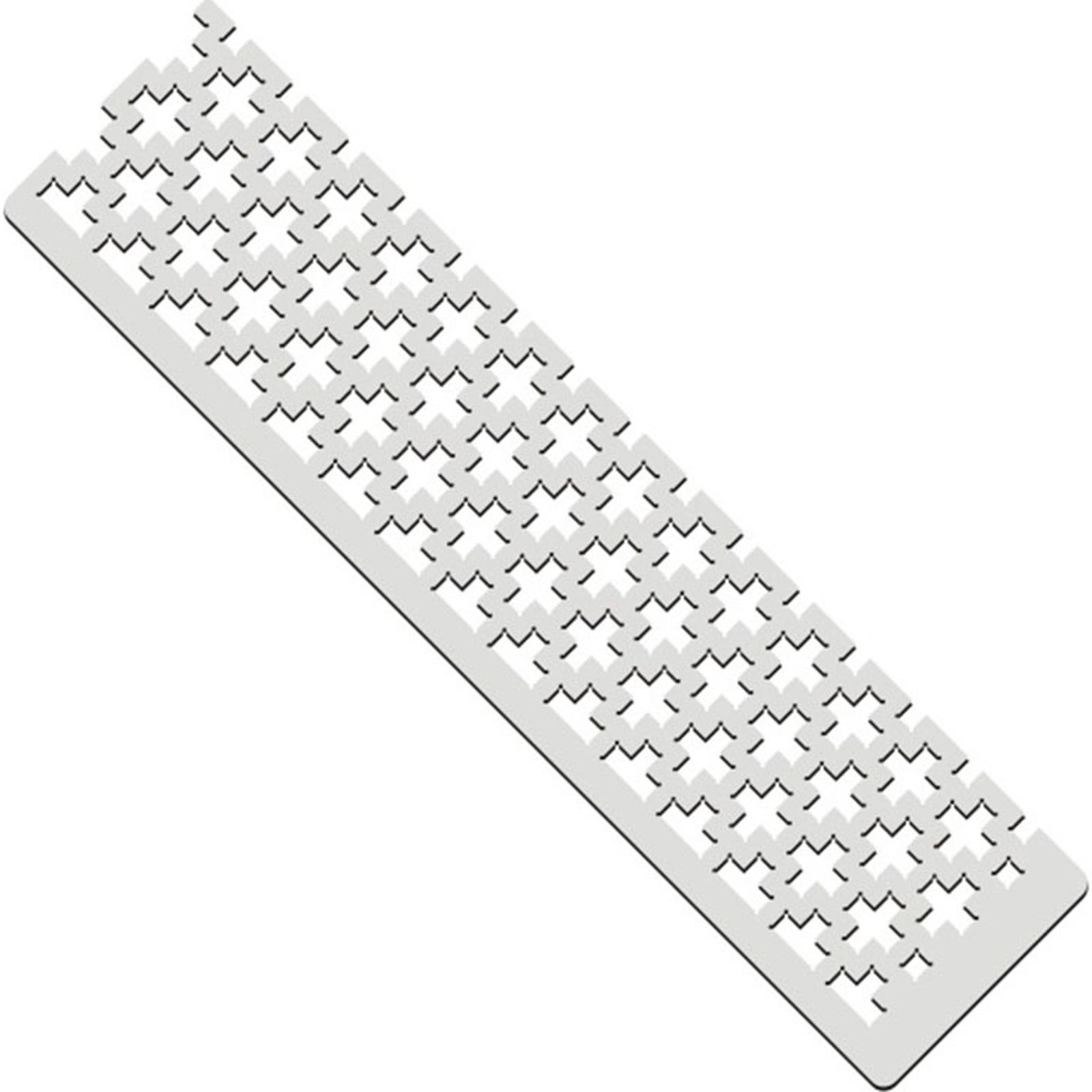 

125 5D Diamond Painting Ruler Adjustment Fix Tool Metal Silver Square Drill 10g/12g for DIY Diamond Painting Kits for Art Crafts