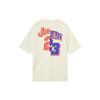 Jordan T Shirts Men's Beige Crew Neck Moderate FQ0359-113