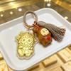 999 Pure Gold Horse Keychain Pendant: Instant Wealth Charm for Phone, Bag, or Car