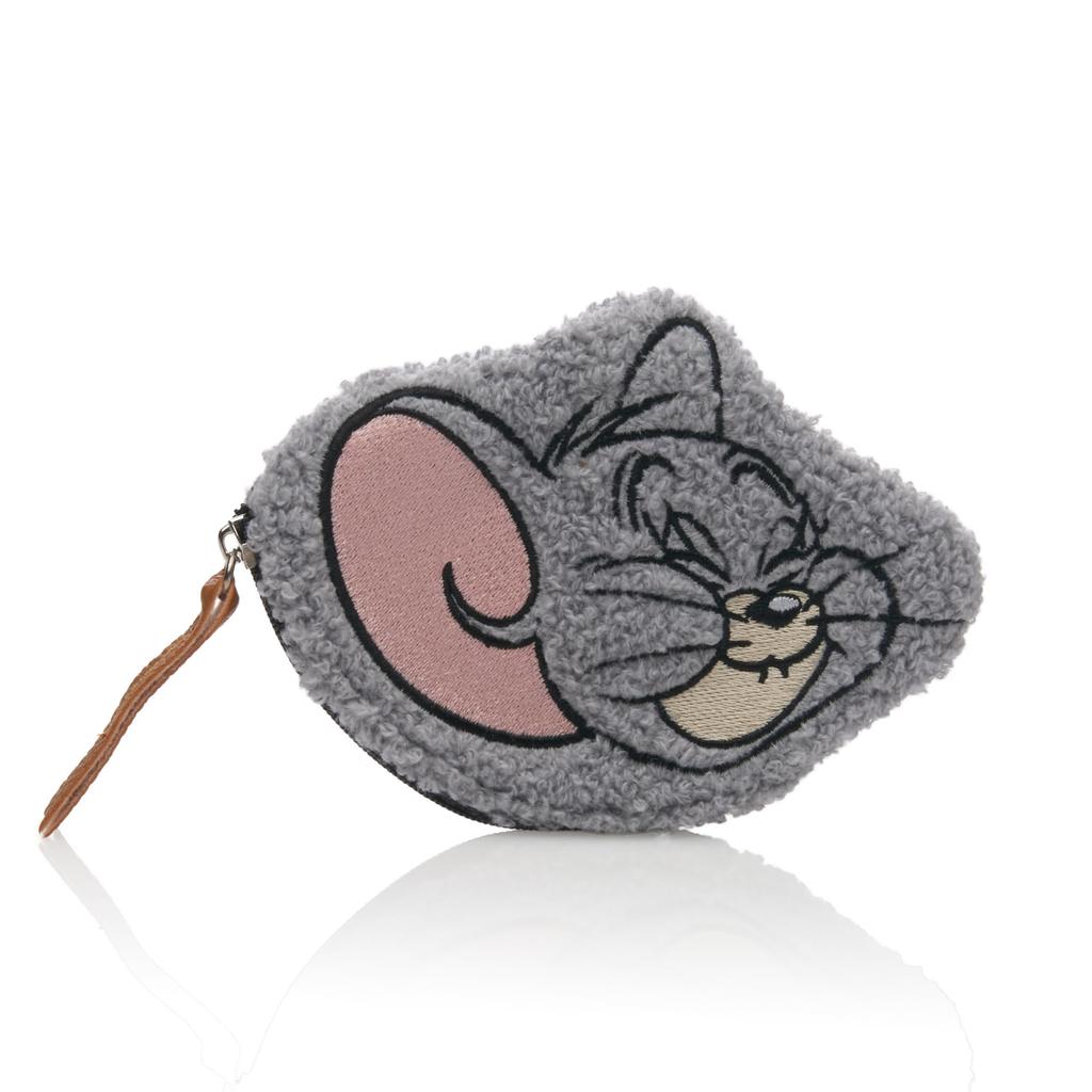 Tom and Jerry Makeup Case Sagura Pouch Toffee 60 Die-Cut