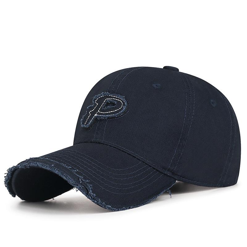Hole Embroidered Letter Baseball Cap Unisex Cap Outdoor Sports Sunscreen Sun Hat
