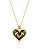 Pm 06:17 [B] Heart Clock Necklace
