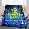 Geometry Dash: Dance To The Beat Blanket Suitable for Sofas, Beds, Offices, And Camping - Perfect Gift for Halloween Christmas