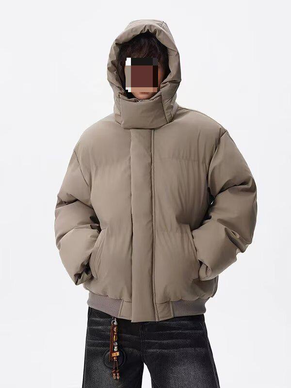 Winter Unisex Thick Hooded Cotton Jacket - Trendy, Loose, Casual, Warm Outerwear